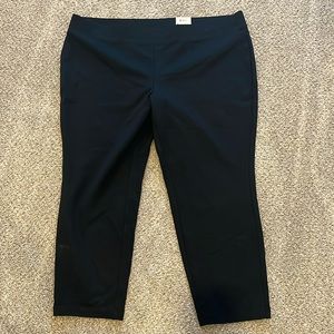 Skinny Leg Petite Plus black Pants